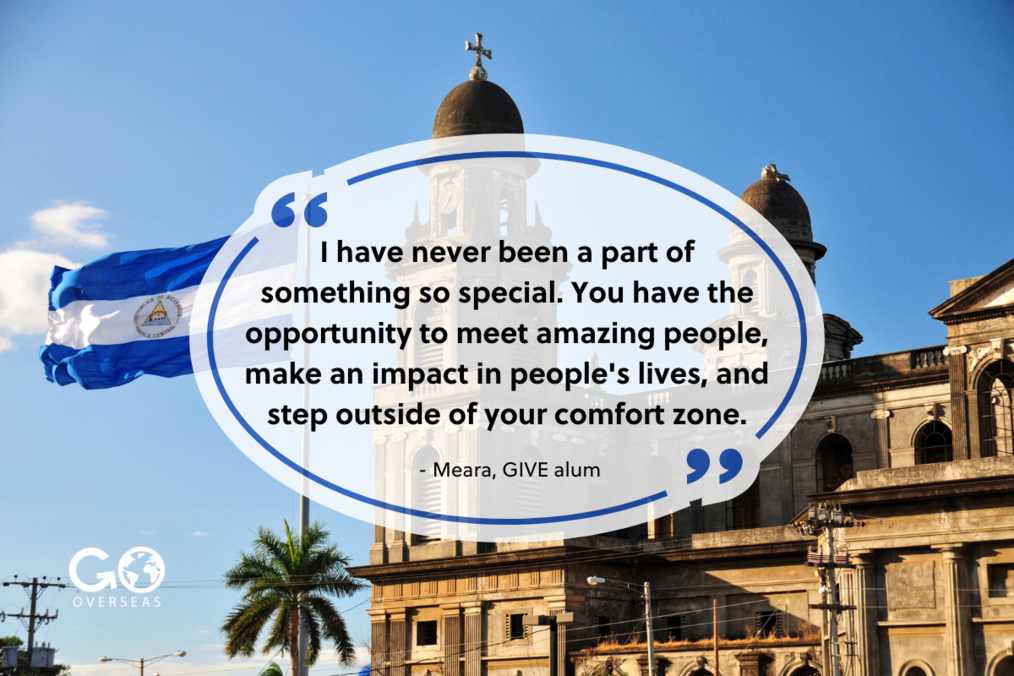 Quote from GIVE Volunteers alum 